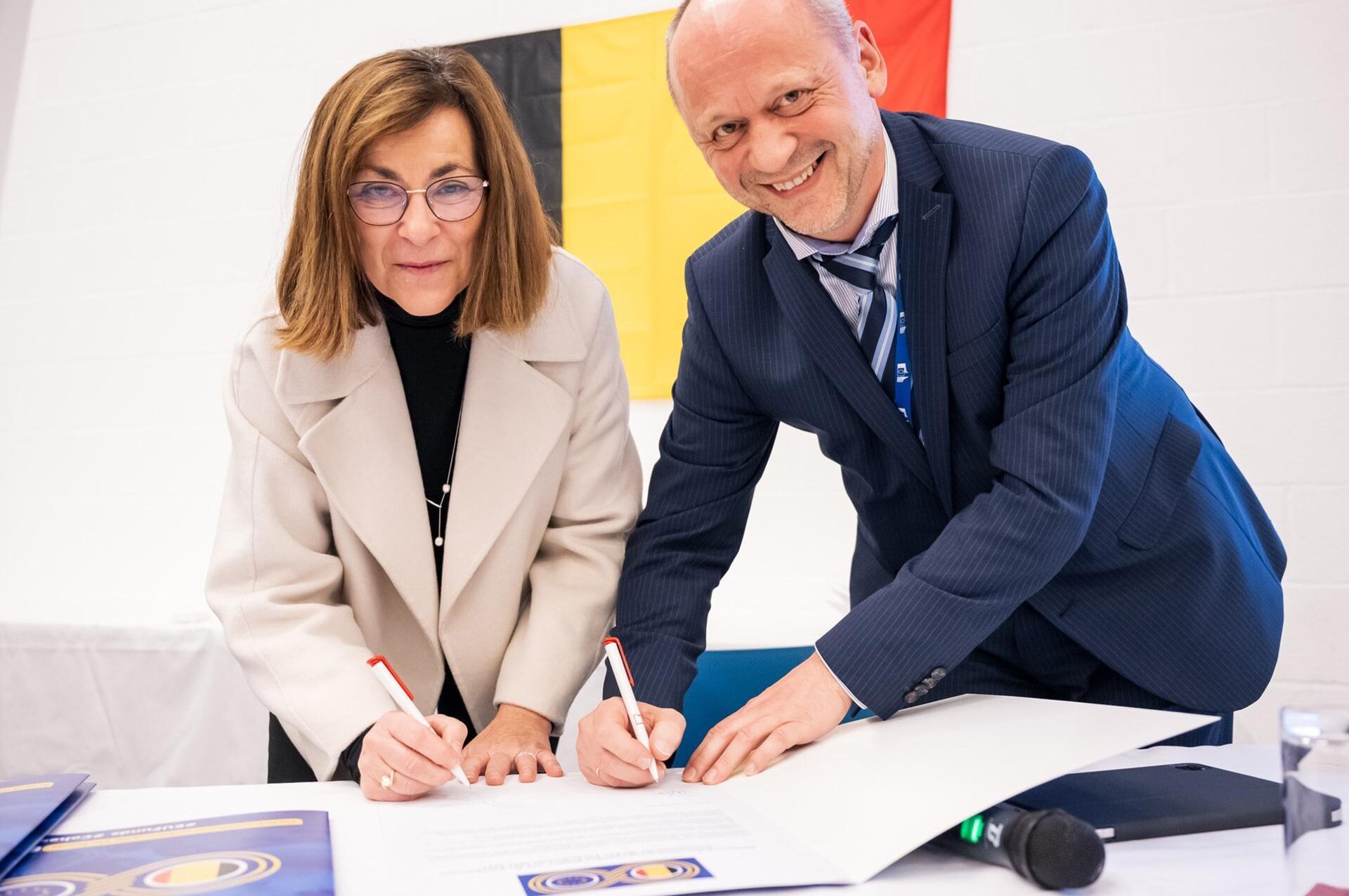 La  Signature de l’Accord de partenariat pour la Belgique